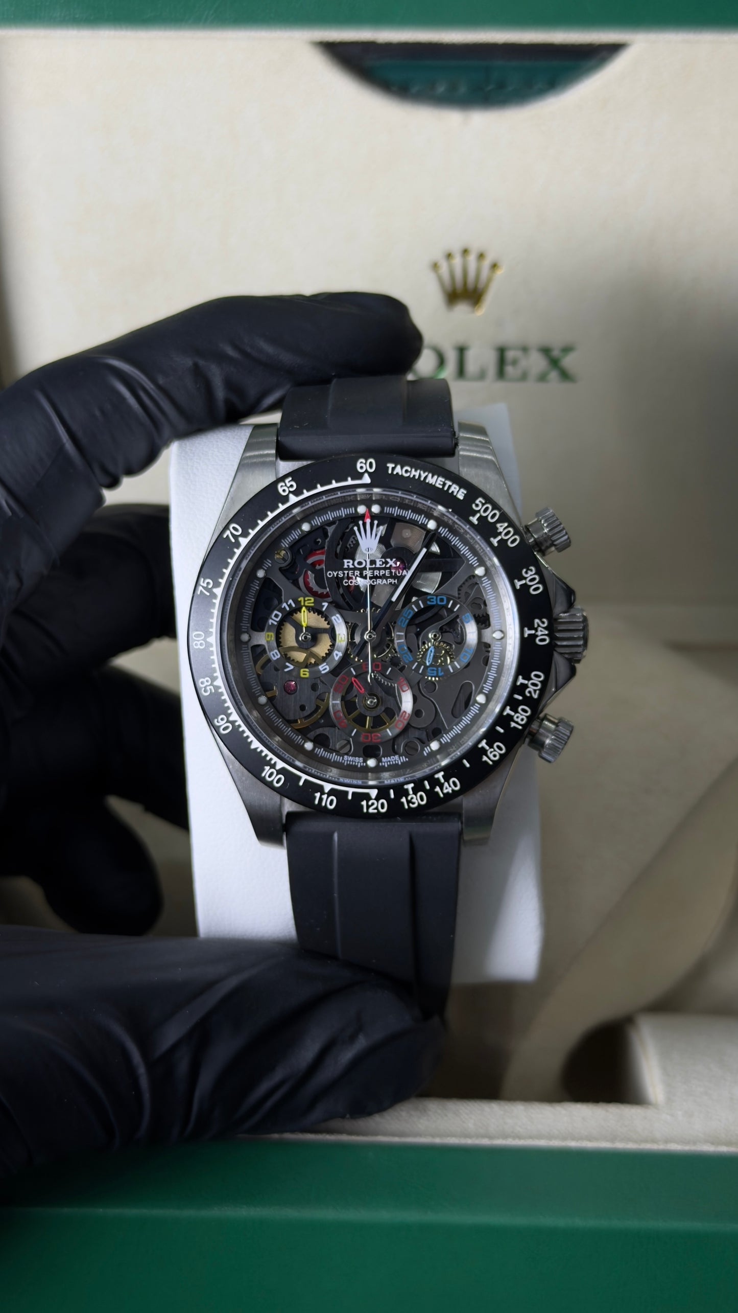 Rolex Daytona Skeleton “Black”