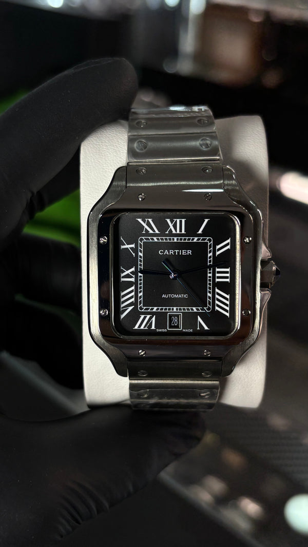 Cartier santos black