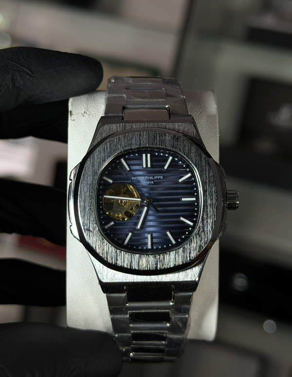 PATEK PHILIPPE AUTOMATICO CORAZON ABIERTO AZUL